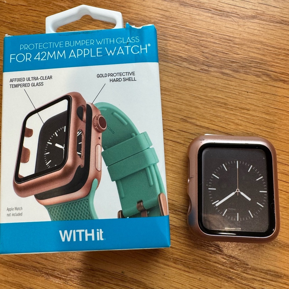 Rose Gold Protective Bumper for 42mm Apple Watch